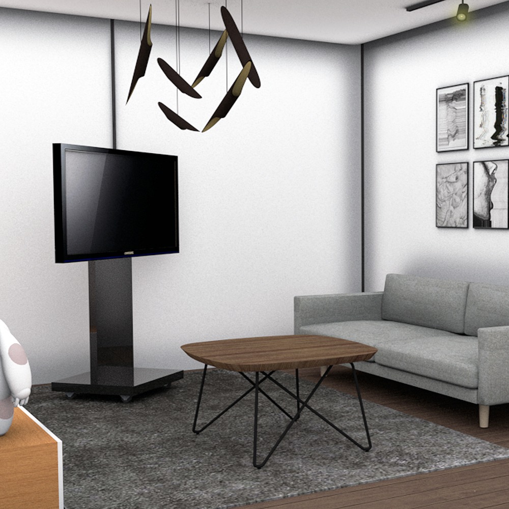 Soporte De Pantalla En Pedestal Con Ruedas Slim.