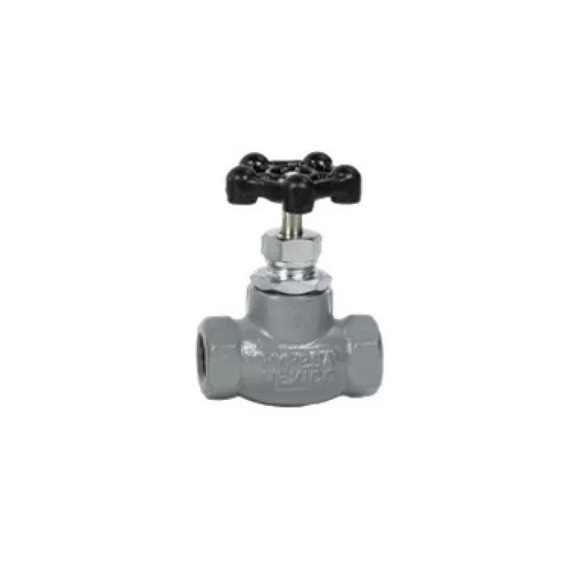 Válvula De Globo 1/2 PuLG. Recta Roscada Pypesa.