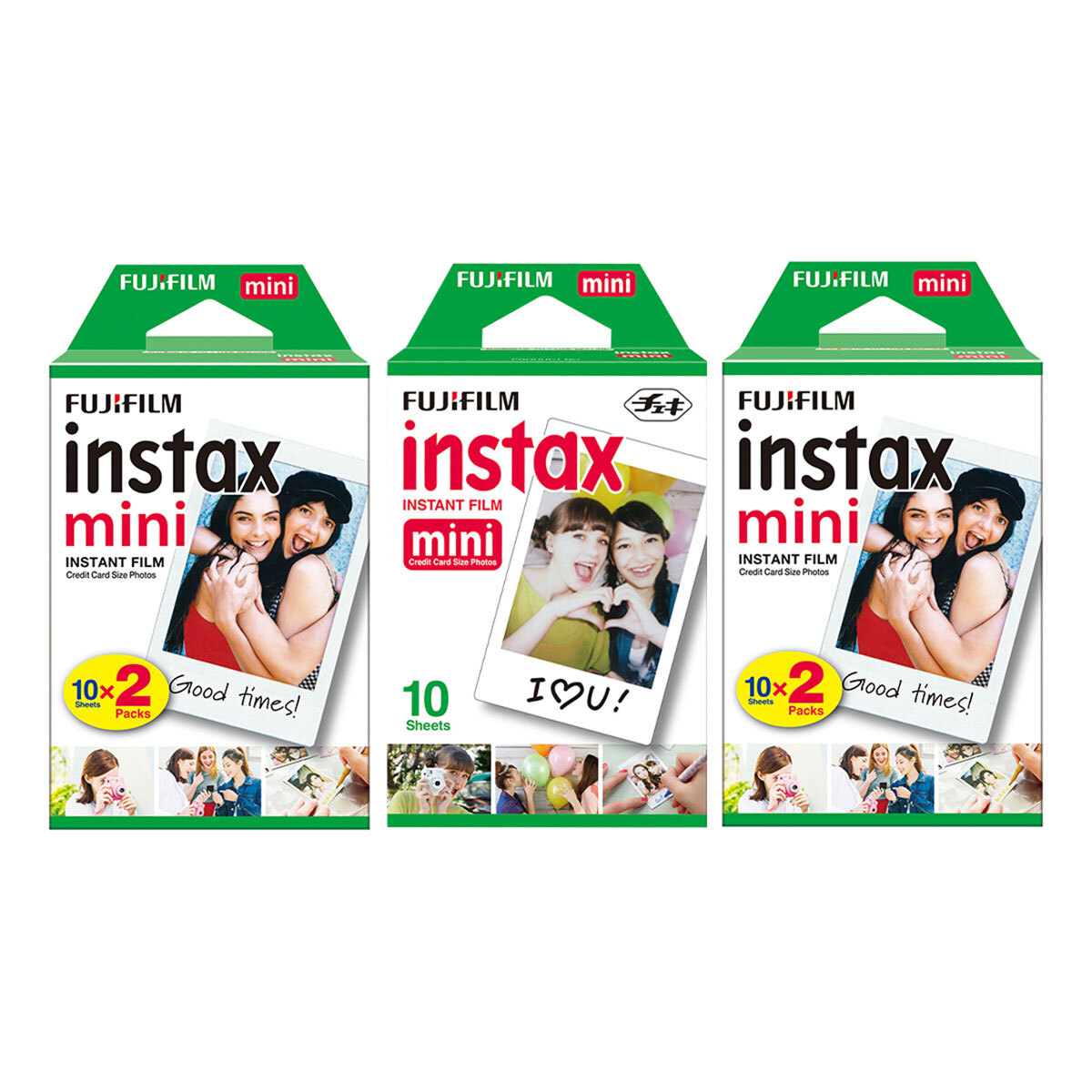 CARTUCHO FUJI INSTAX MINI ISO 800 CON 5 PAQUETES DE 10 (50 HOJAS)