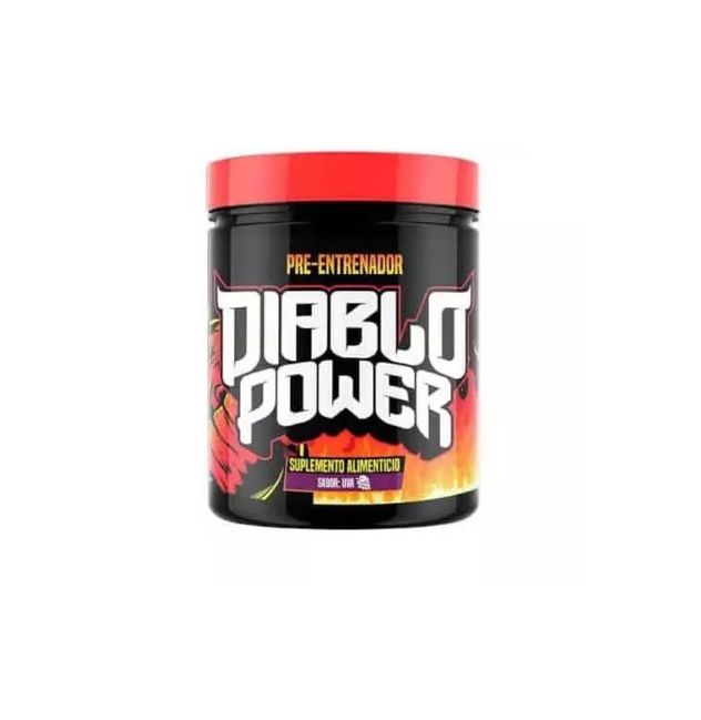 Diablo Power Pre entrenador (30 Serv) Sabor poche de frutas