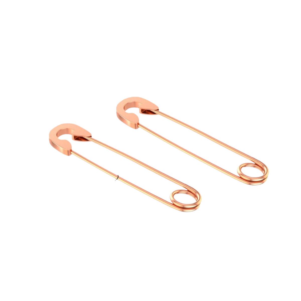 Aretes en Forma de Seguro 