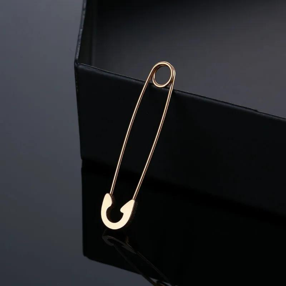 Aretes en Forma de Seguro 