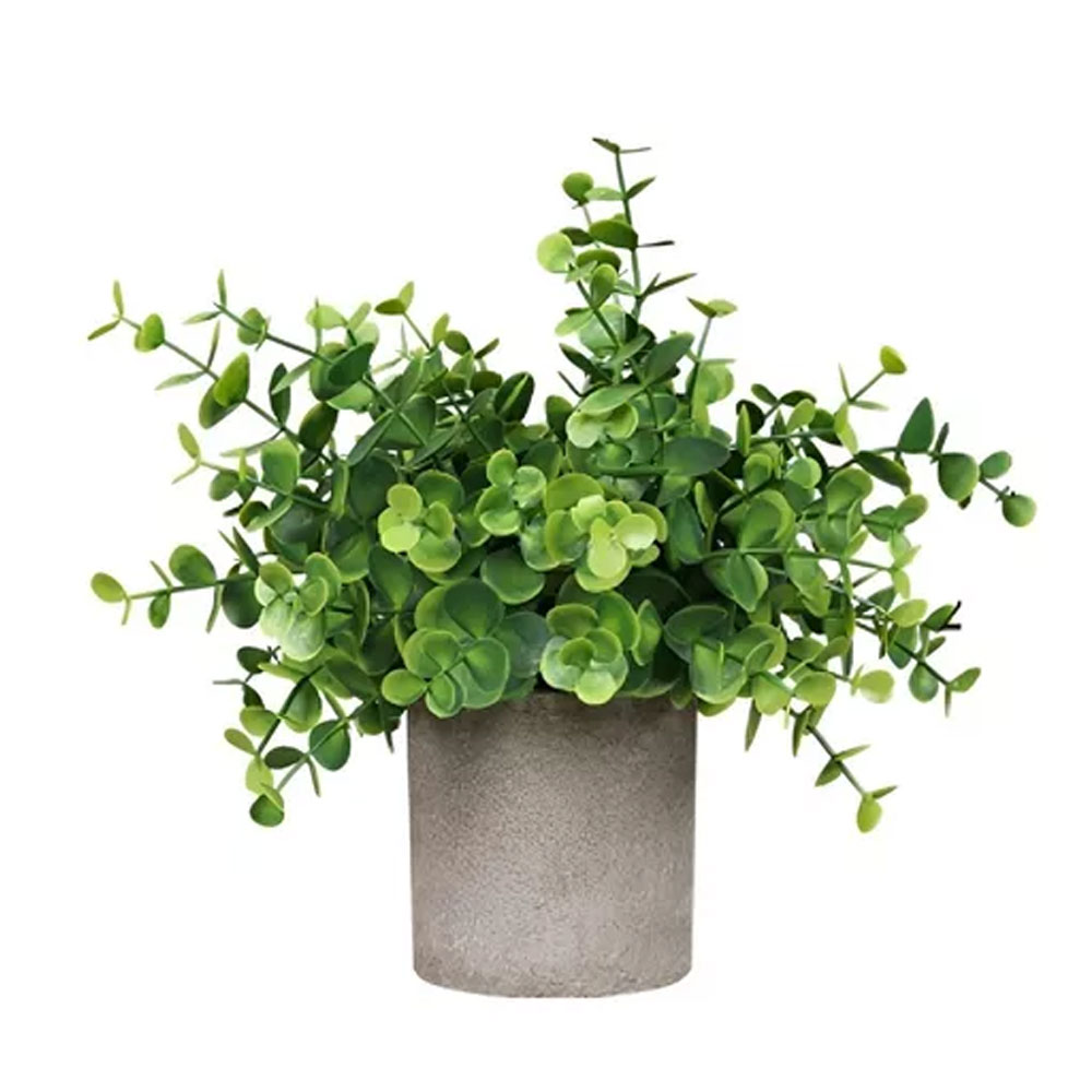 Juego de 3 Macetas Decorativas de Plantas Artificiales - Diseño Moderno y Calidad Premium para Interior y Exterior ModB