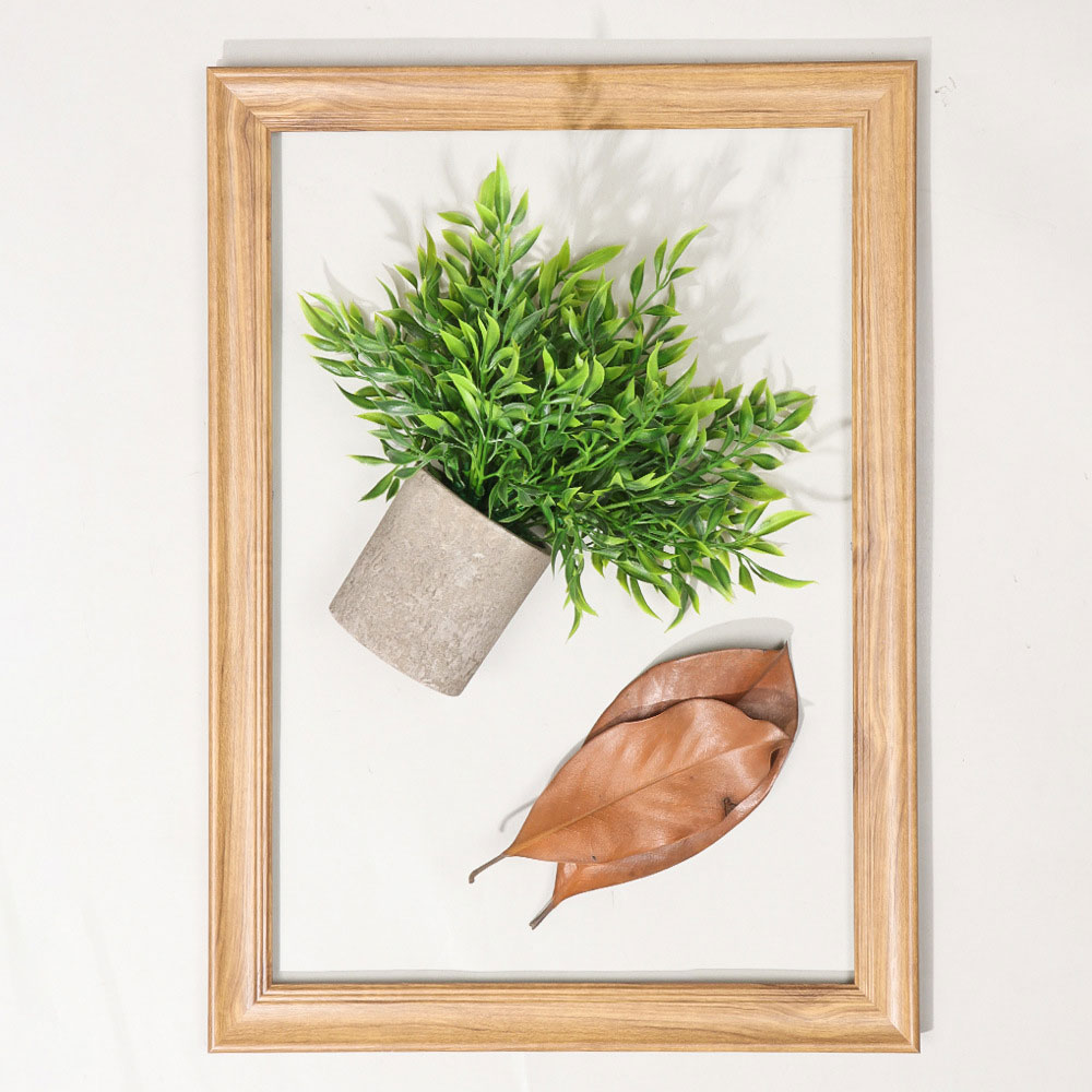 Juego de 3 Macetas Decorativas de Plantas Artificiales - Diseño Moderno y Calidad Premium para Interior y Exterior ModB