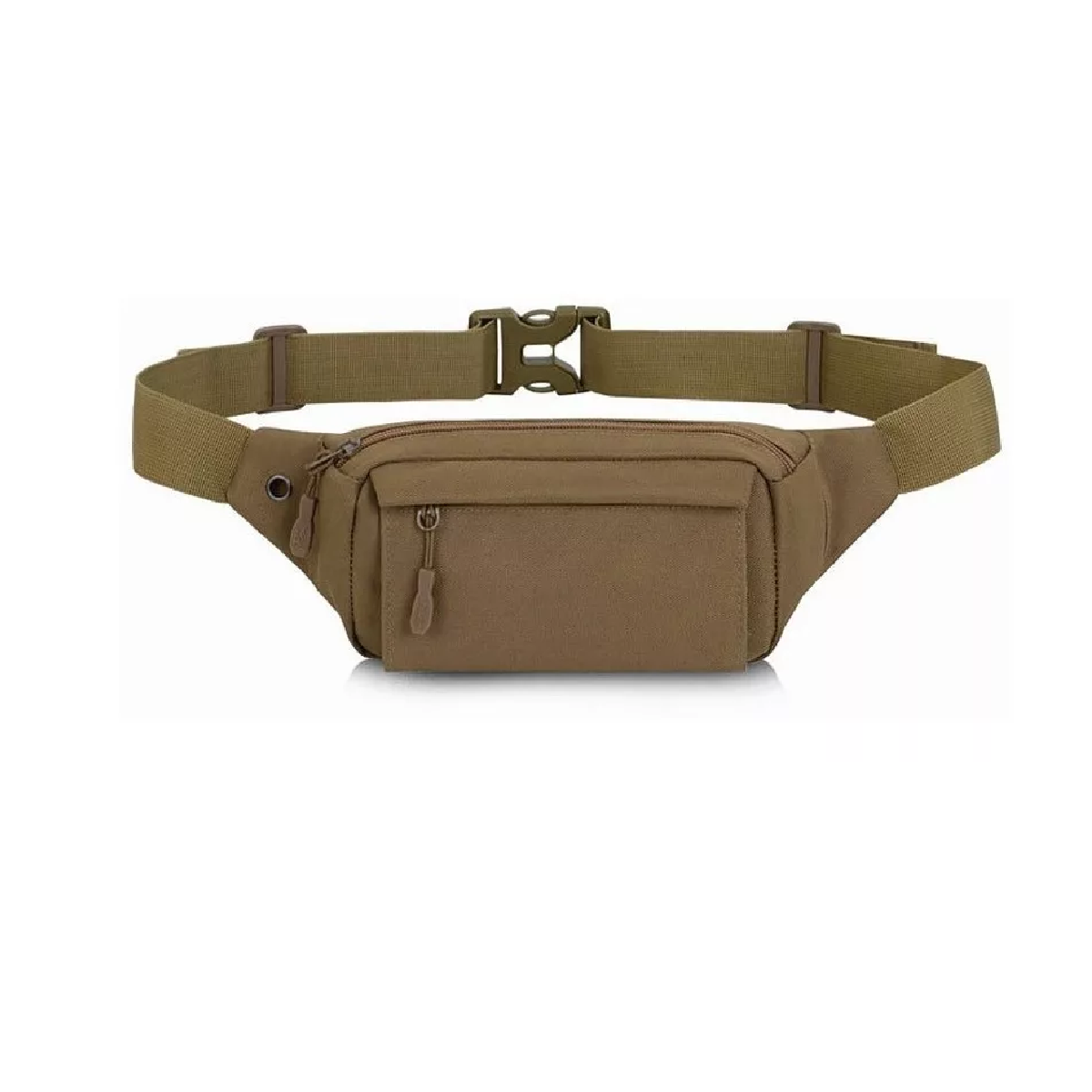 Cangurera Táctica Militar Multiusos Bolsa Campismo Riñonera Caqui
