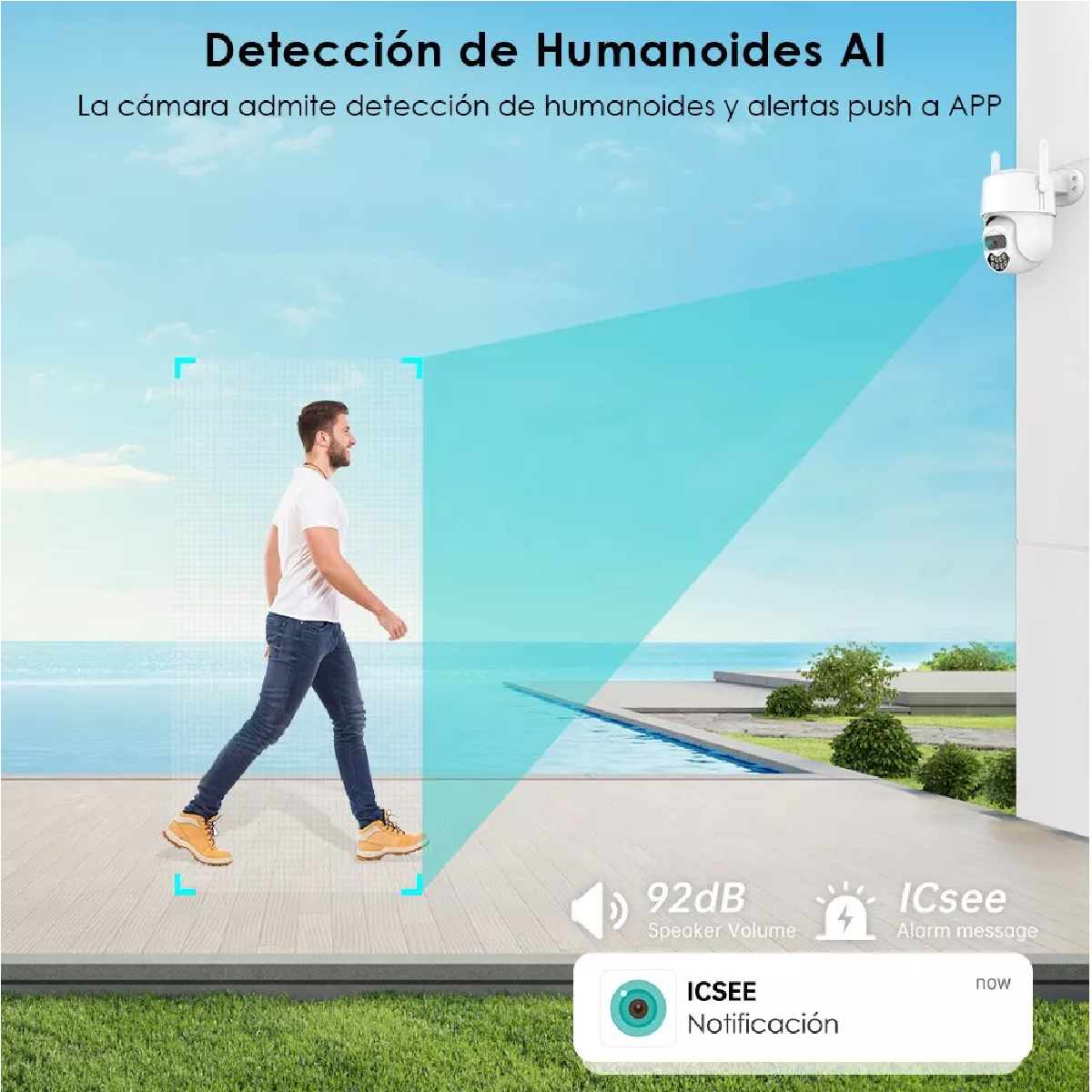 Cámara De Seguridad  Wifi 1080p Hd Con Visión Nocturna