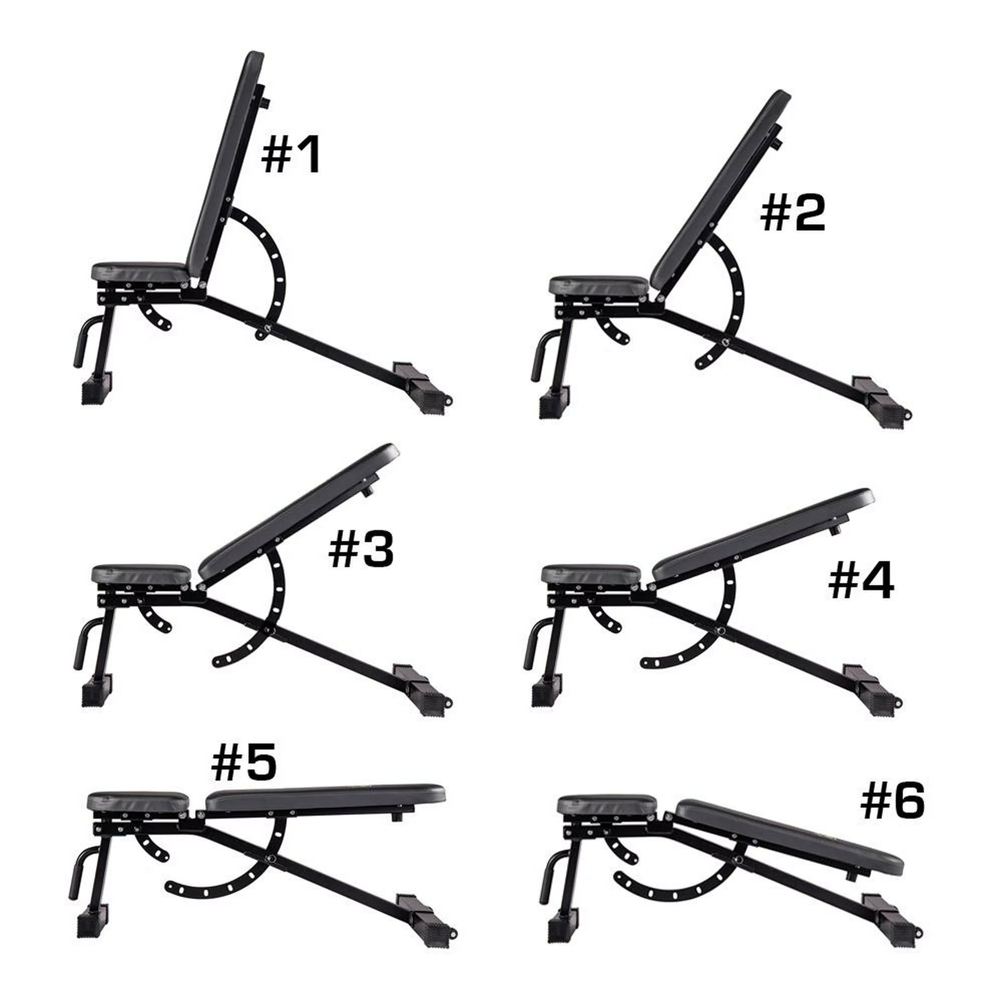 Bnaco de ejercicio athletic works banca con 6 niveles de inclinacion