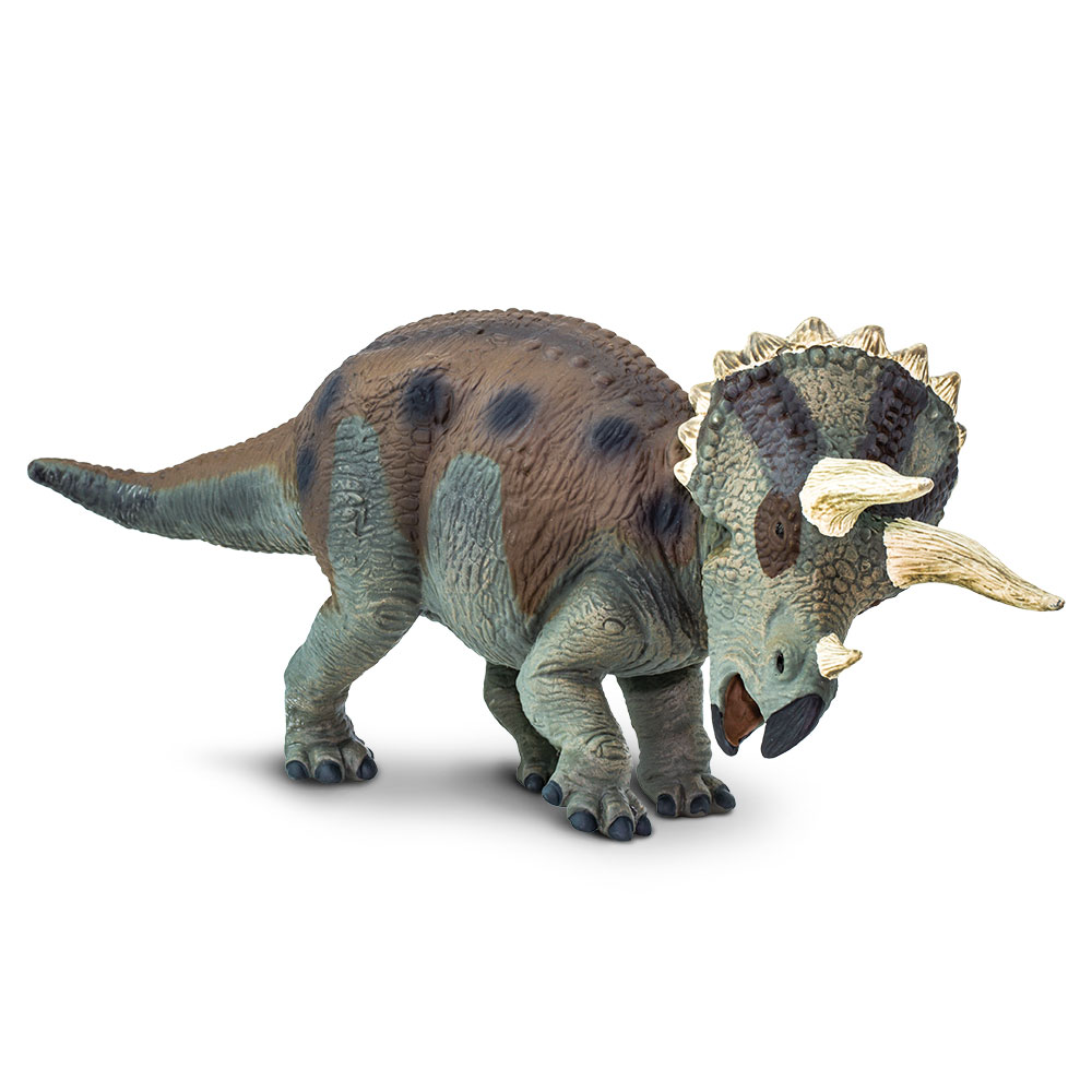 Figura De Dinosaurio Triceratops Safari Ltd Figura a Escala De Plástico Para Niños.