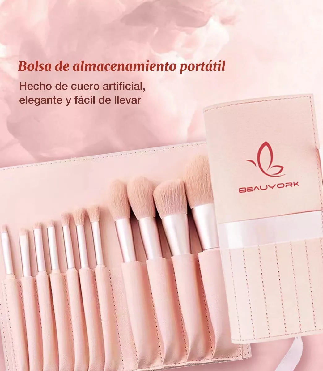 Set De 11 Brochas Para Maquillaje Profesional Beauyork