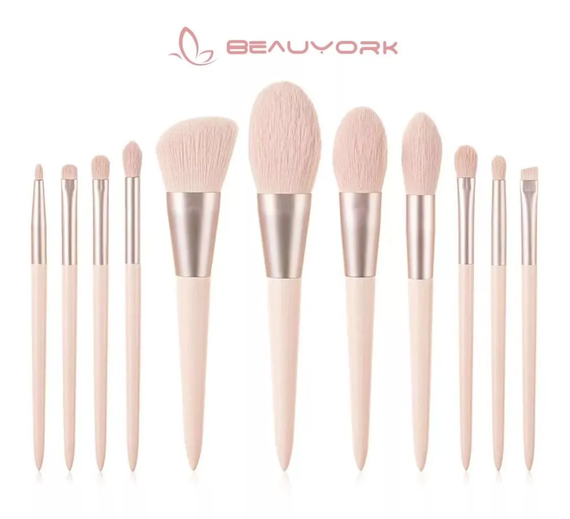 Set De 11 Brochas Para Maquillaje Profesional Beauyork