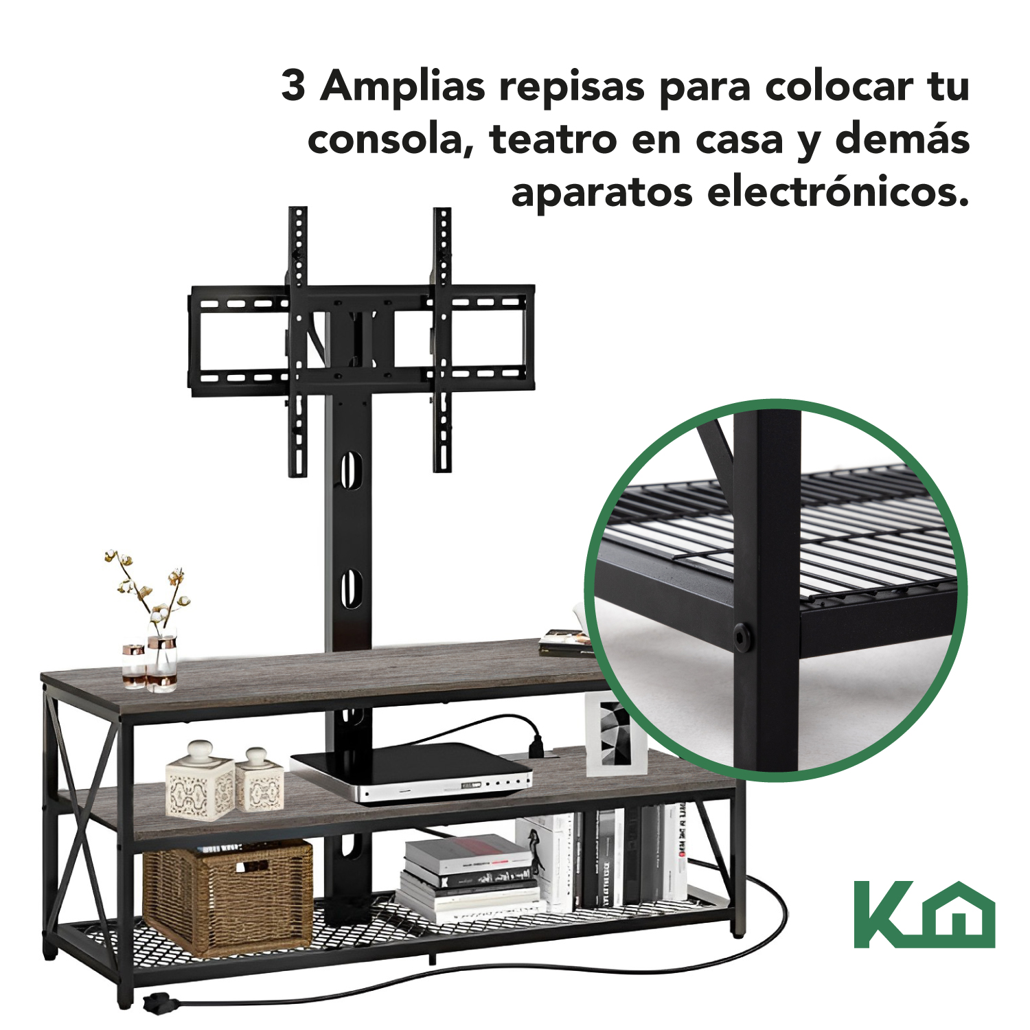 Mueble Para TV De 32 a 65 Pulgadas Centro De Entretenimiento 