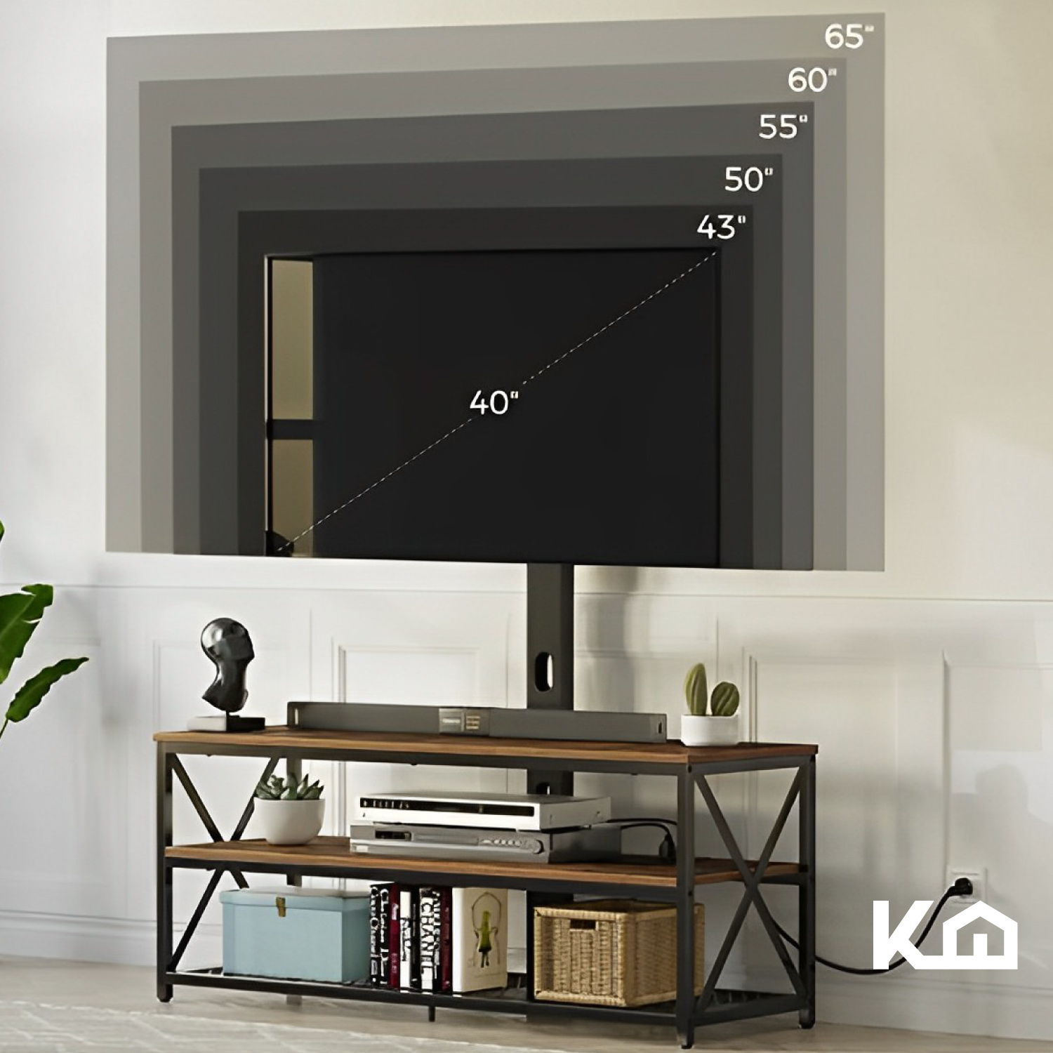 Mueble Para TV De 32 a 65 Pulgadas Modular Entretenimiento 