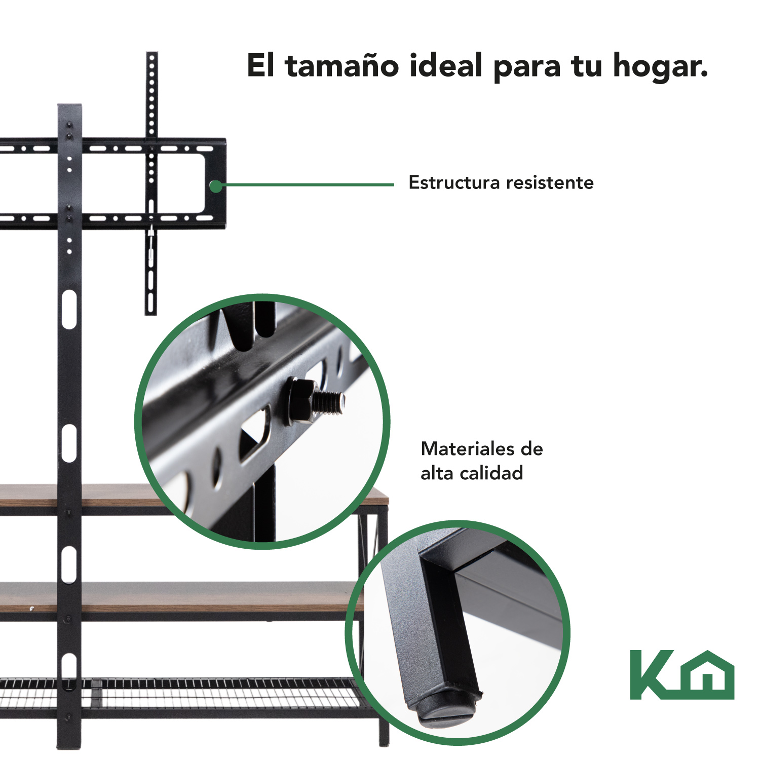 Mueble Para TV De 32 a 65 Pulgadas Modular Entretenimiento 