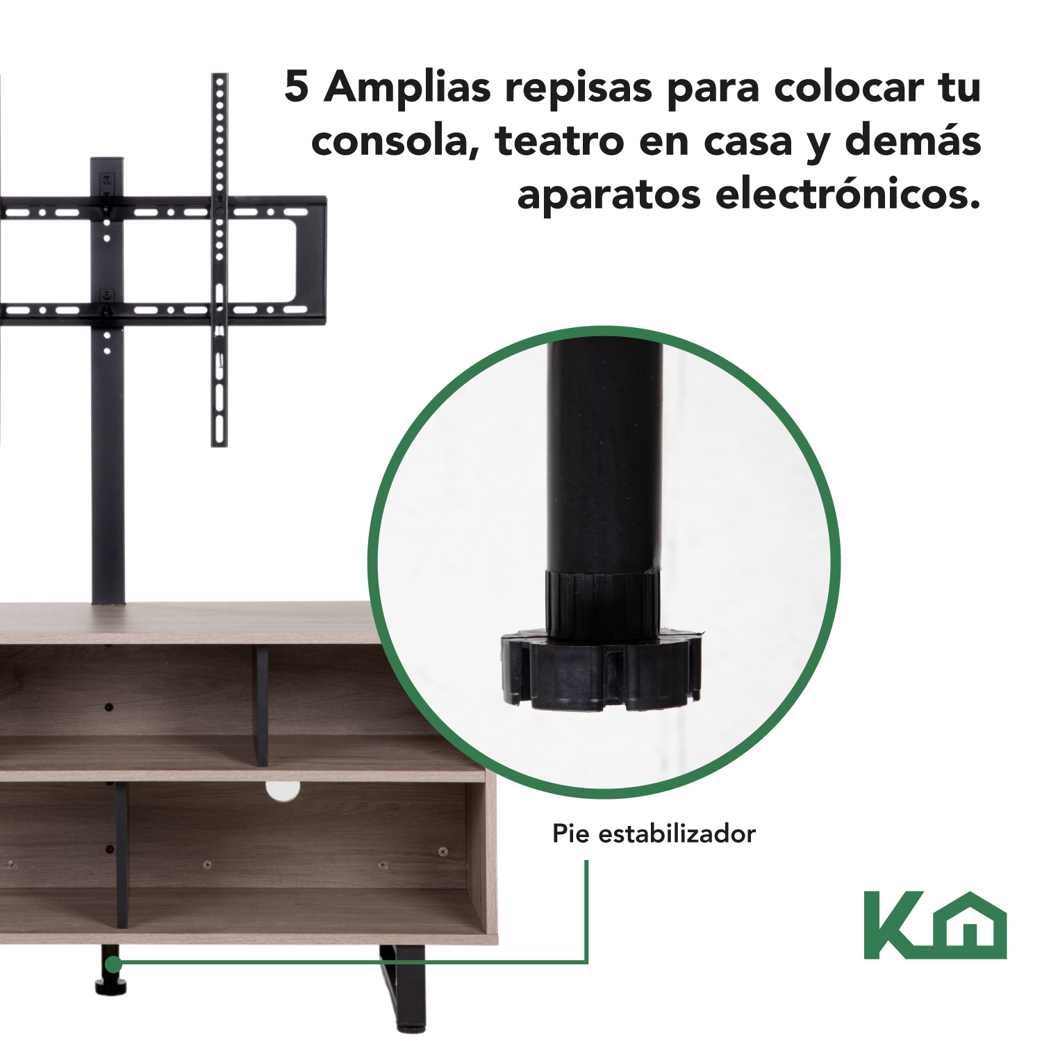 Centro De Entretenimiento De 32 a 65 Pulgadas Mueble Para TV 
