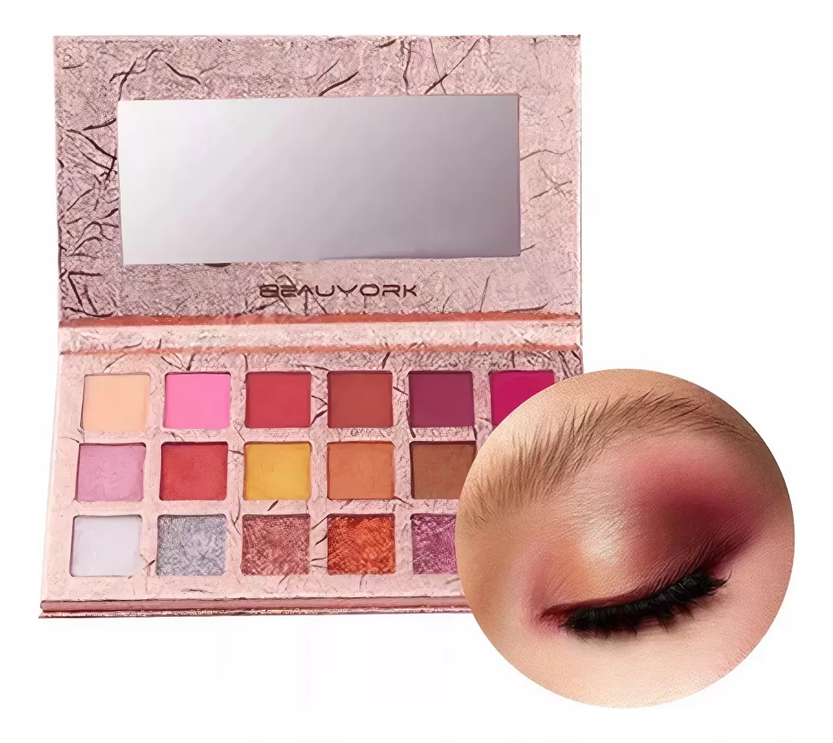 Paleta De Sombras Para Ojos 18 Tonos Neutros Beauyork