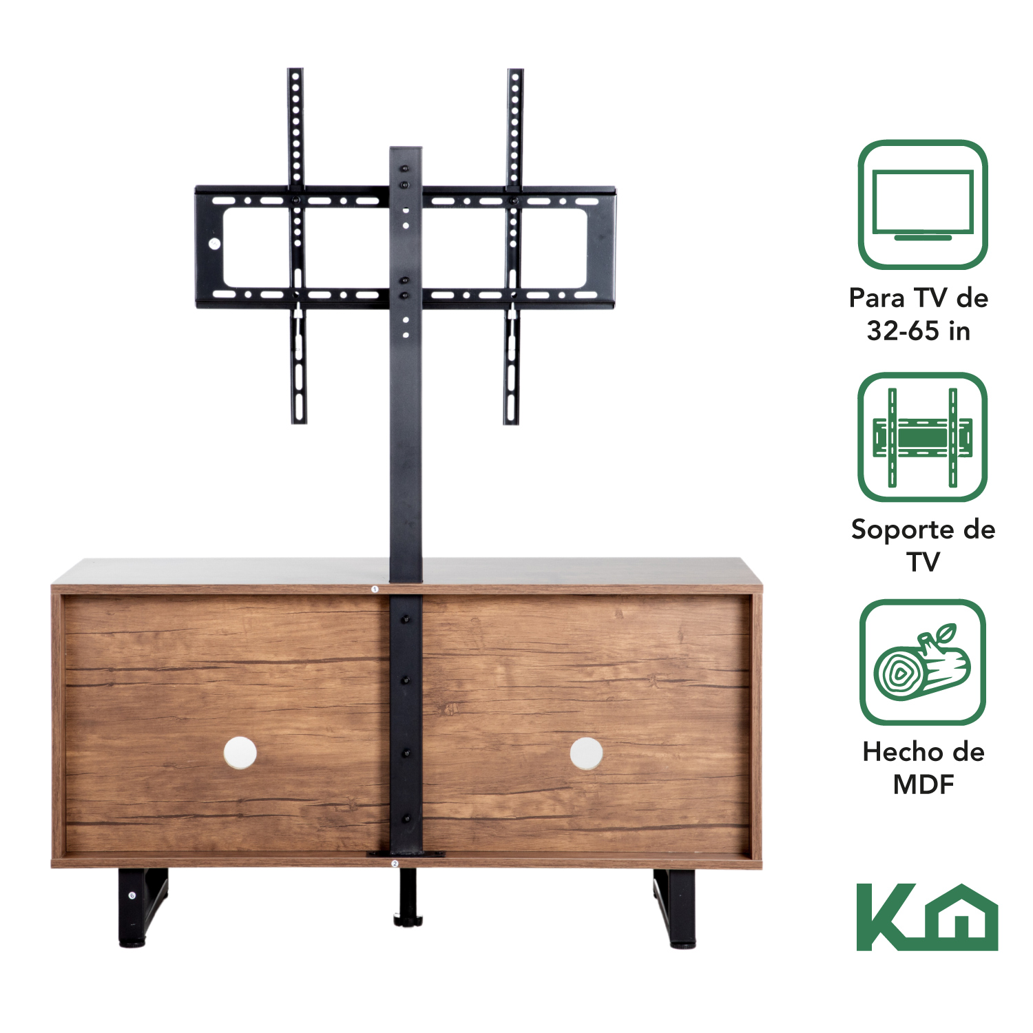 Mueble Modular TV De 32 a 65 Pulgadas Centro Entretenimiento 