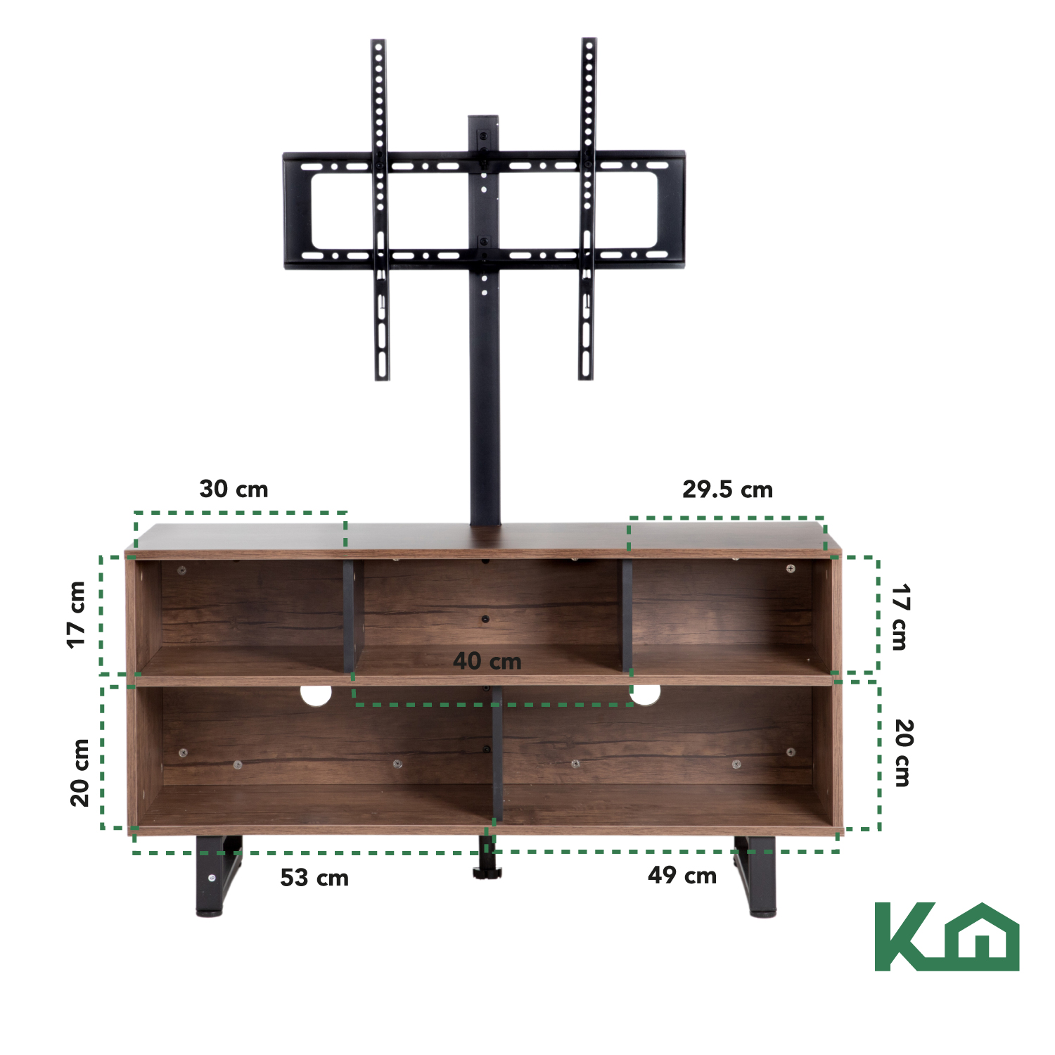 Mueble Modular TV De 32 a 65 Pulgadas Centro Entretenimiento 