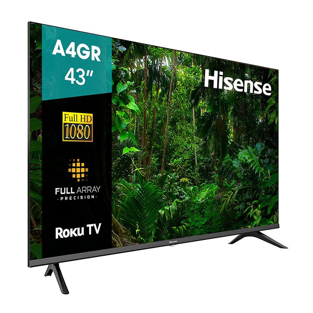 Televisor HISENSE A4GR 43" FHD Smart TV Roku/Wi-Fi Control APP Smartphone/HDMI/USB (43A4GR)