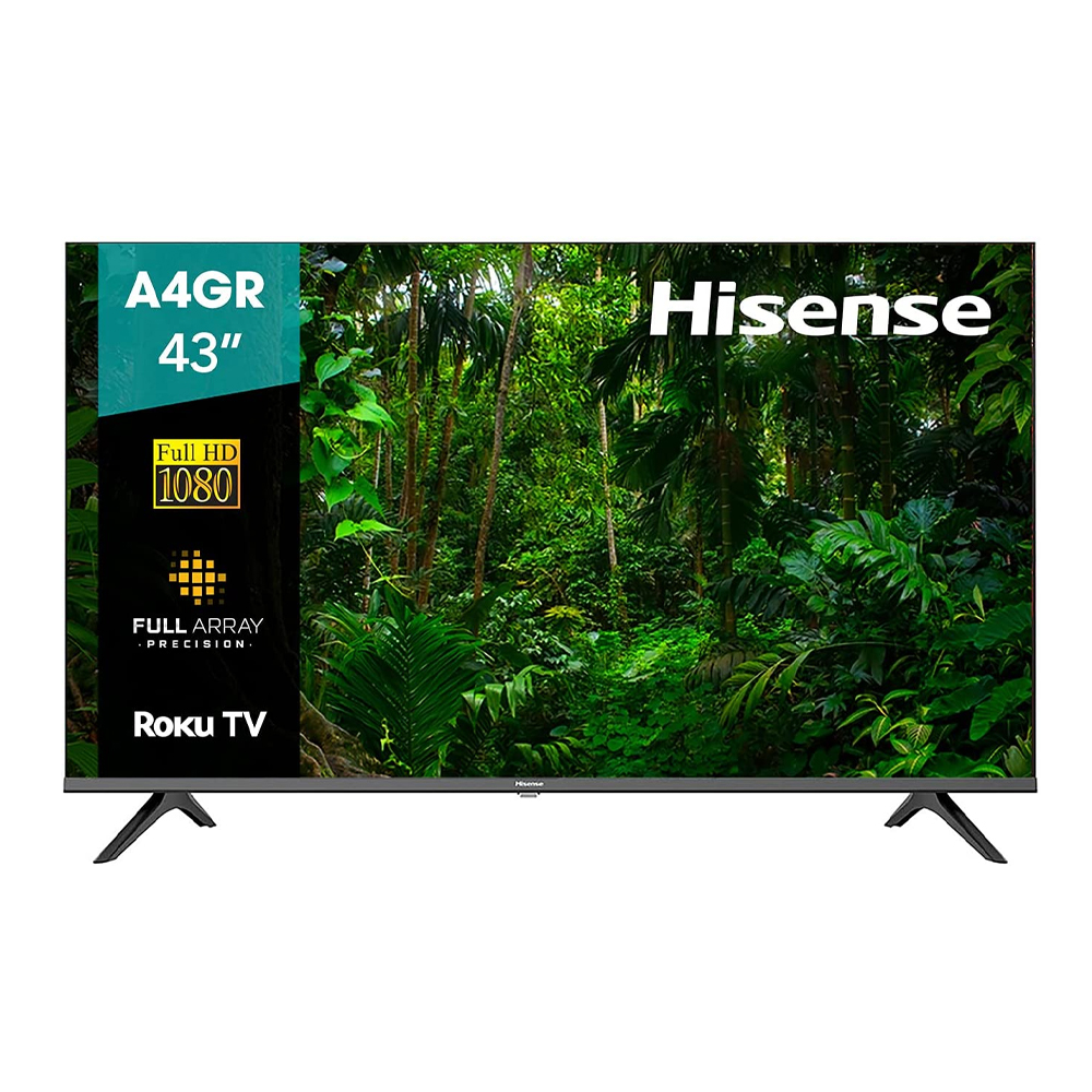 Televisor HISENSE A4GR 43" FHD Smart TV Roku/Wi-Fi Control APP Smartphone/HDMI/USB (43A4GR)
