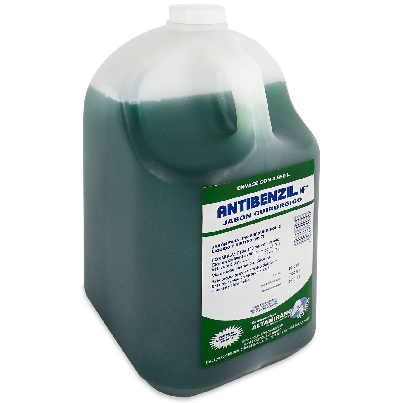 Jabón Quirúrgico Antibenzil 3.8L Desinfectante- Médica Depot