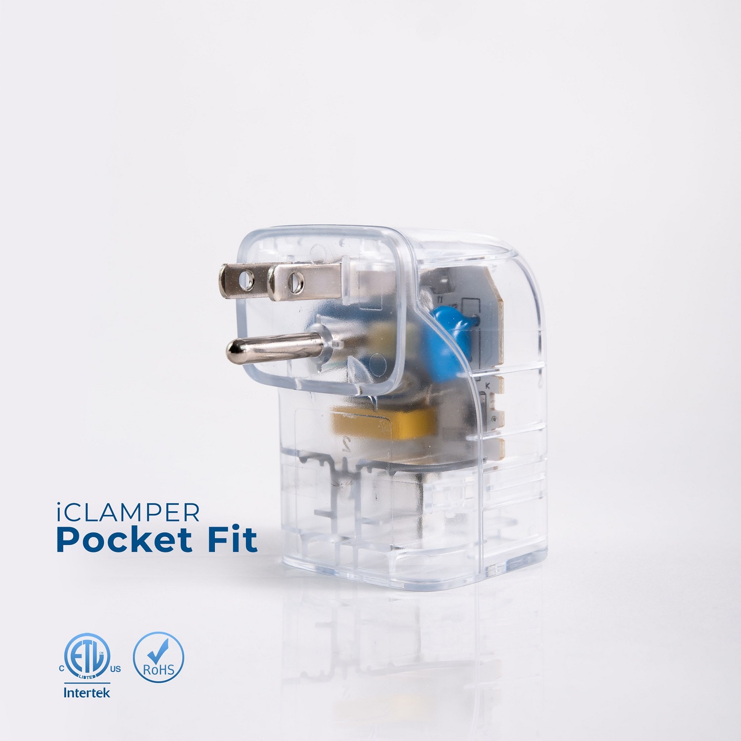 Supresor Picos Eléctricos Protector Rayo Iclamper Pocket Fit Transparente