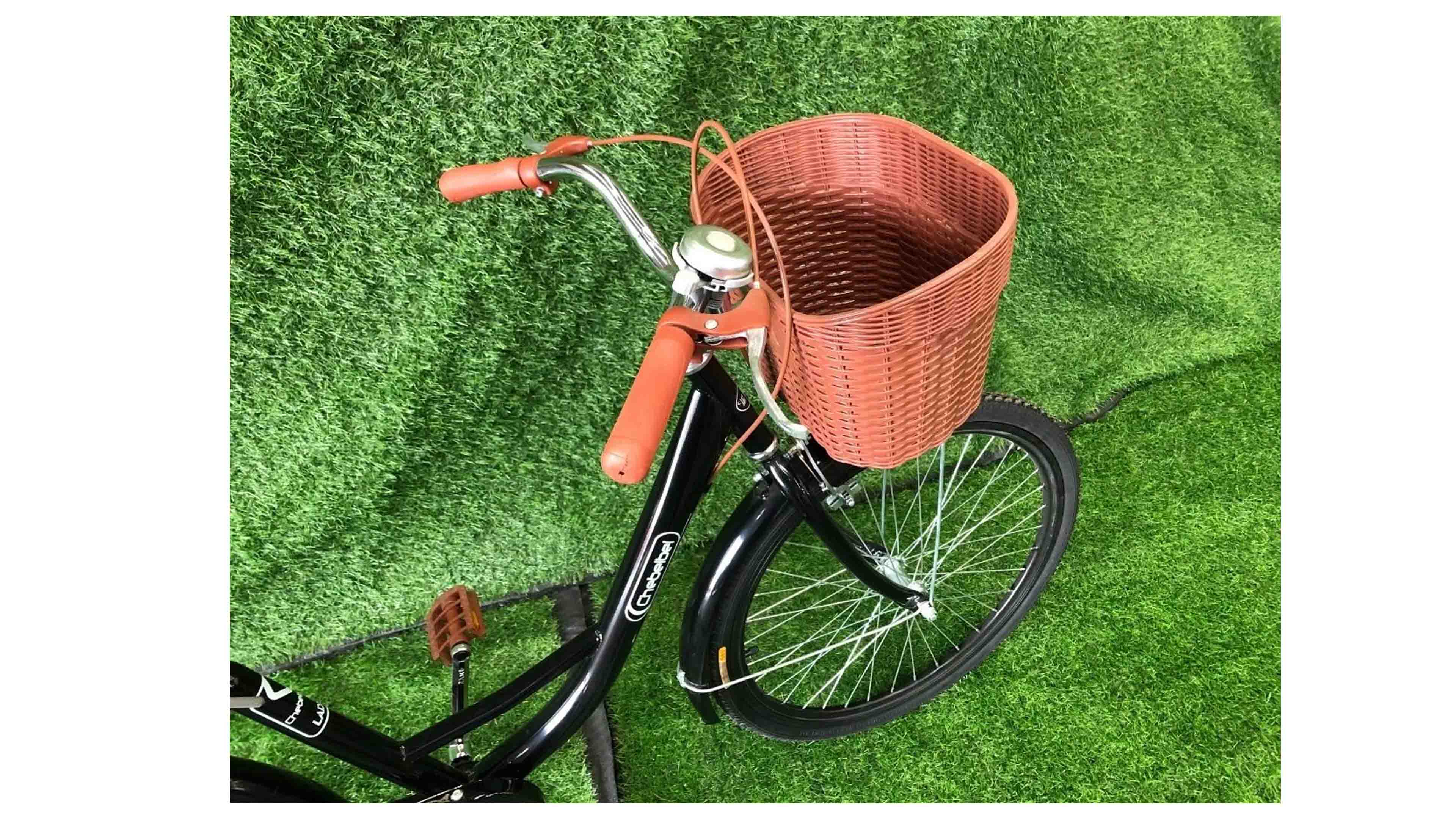 Bicicleta Rodada 26 Paseo Calle Bicicleta Compraymas Negra con Canasta