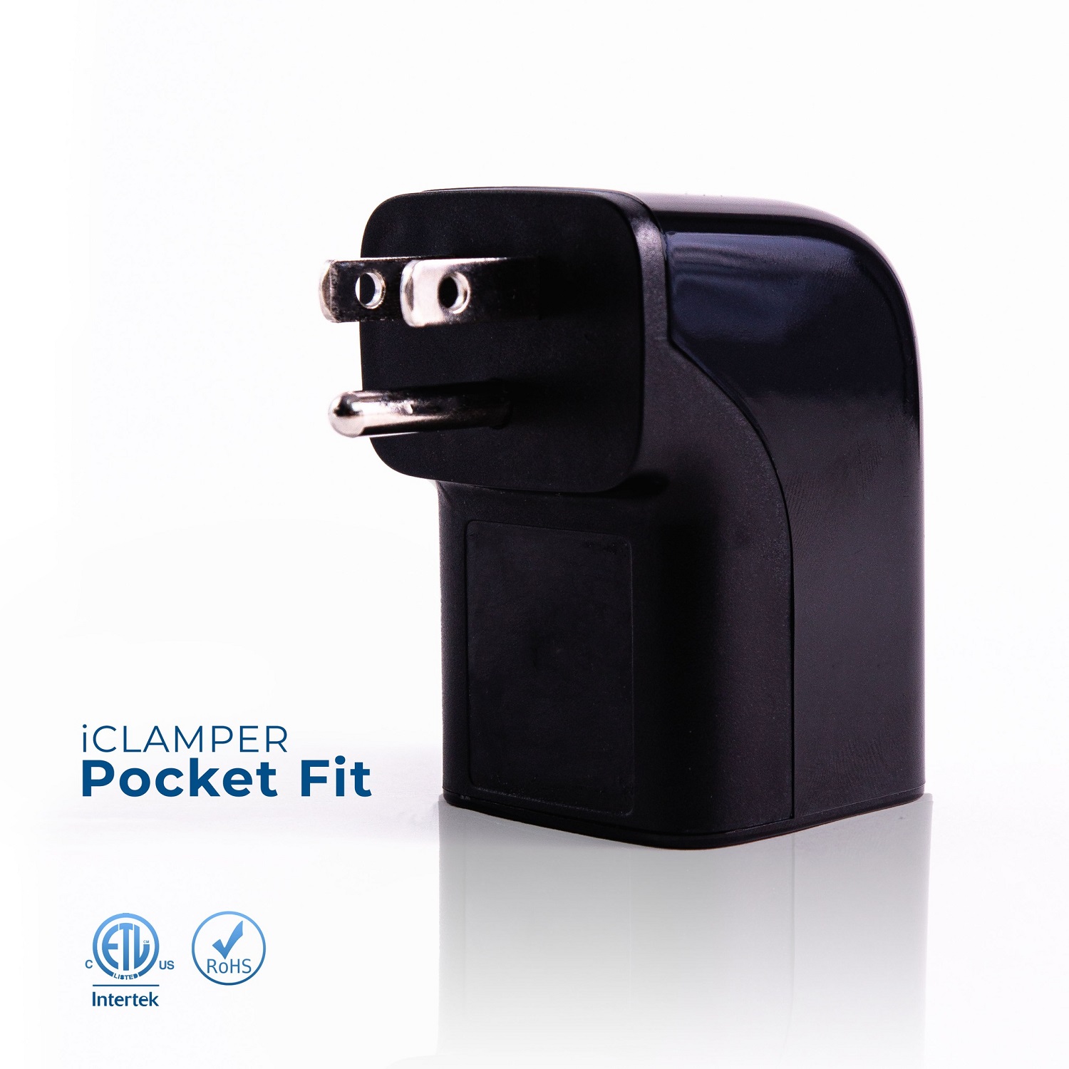 Supresor Picos Eléctricos Protector Rayo Iclamper Pocket Fit Negro