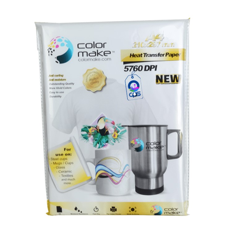 Papel PREMIUM para sublimación A4  (100 hojas).