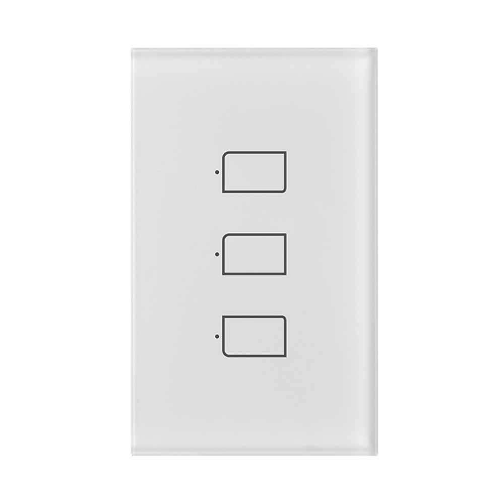 Apagador Smart 3 Botones RF 433 MHz - Requiere Rm4 Pro, Comp. Asistentes de Voz