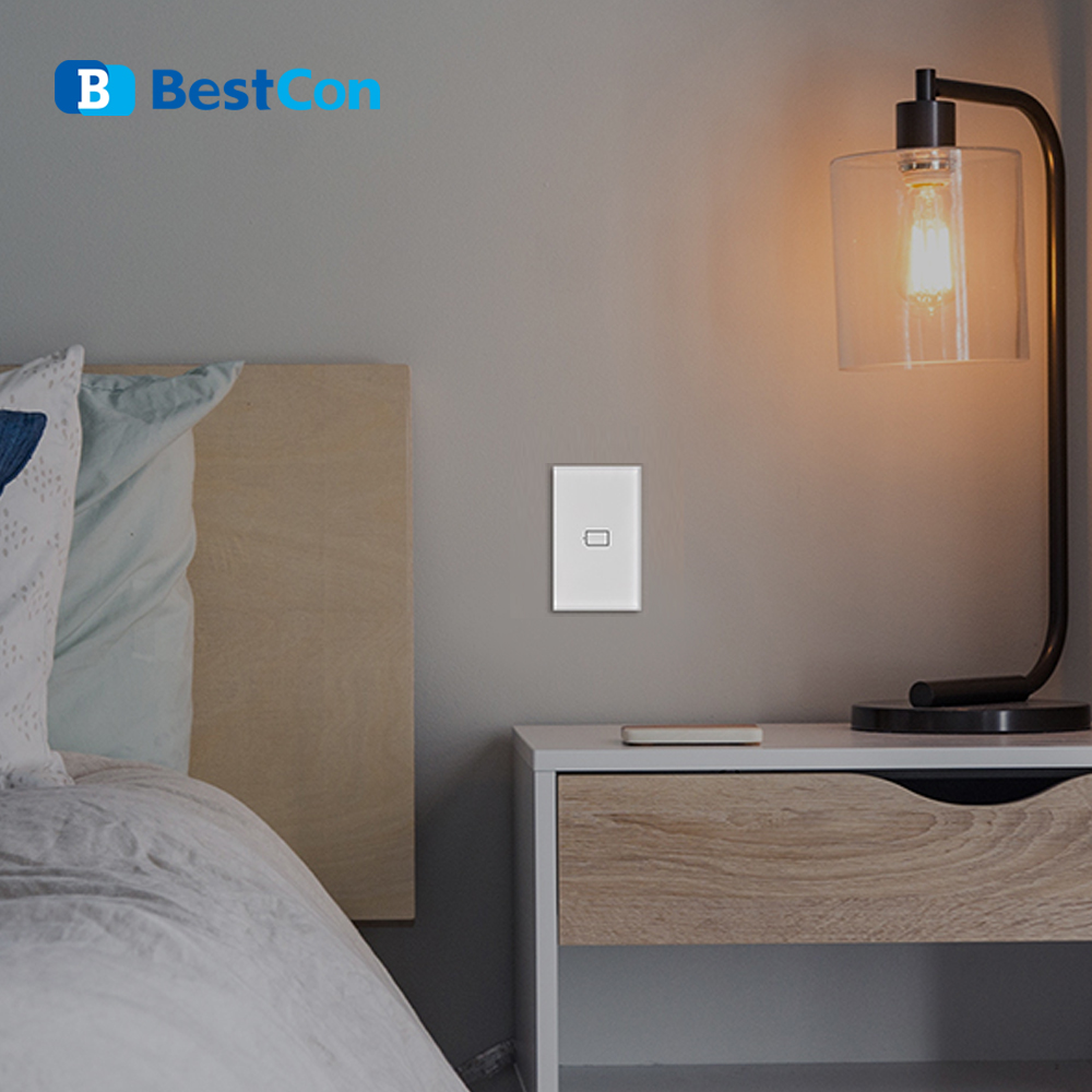 Apagador Smart 3 Botones RF 433 MHz - Requiere Rm4 Pro, Comp. Asistentes de Voz