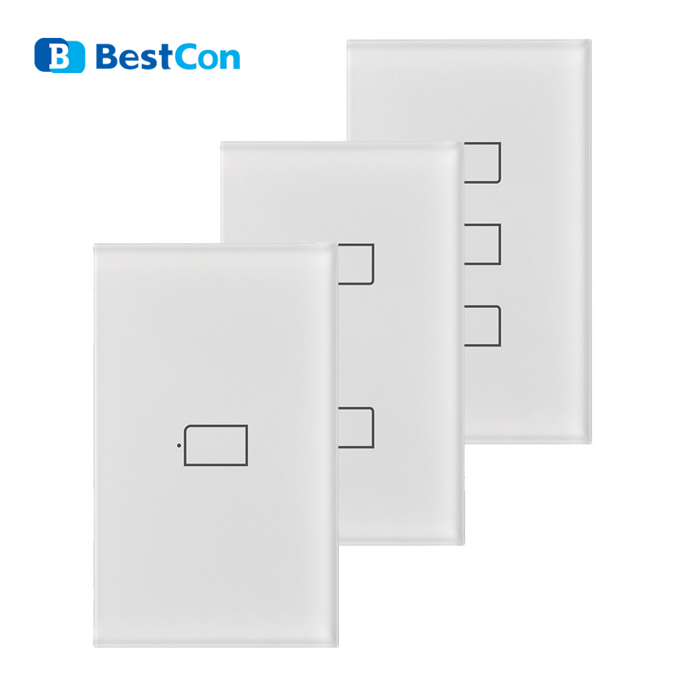 Apagador Smart 3 Botones RF 433 MHz - Requiere Rm4 Pro, Comp. Asistentes de Voz