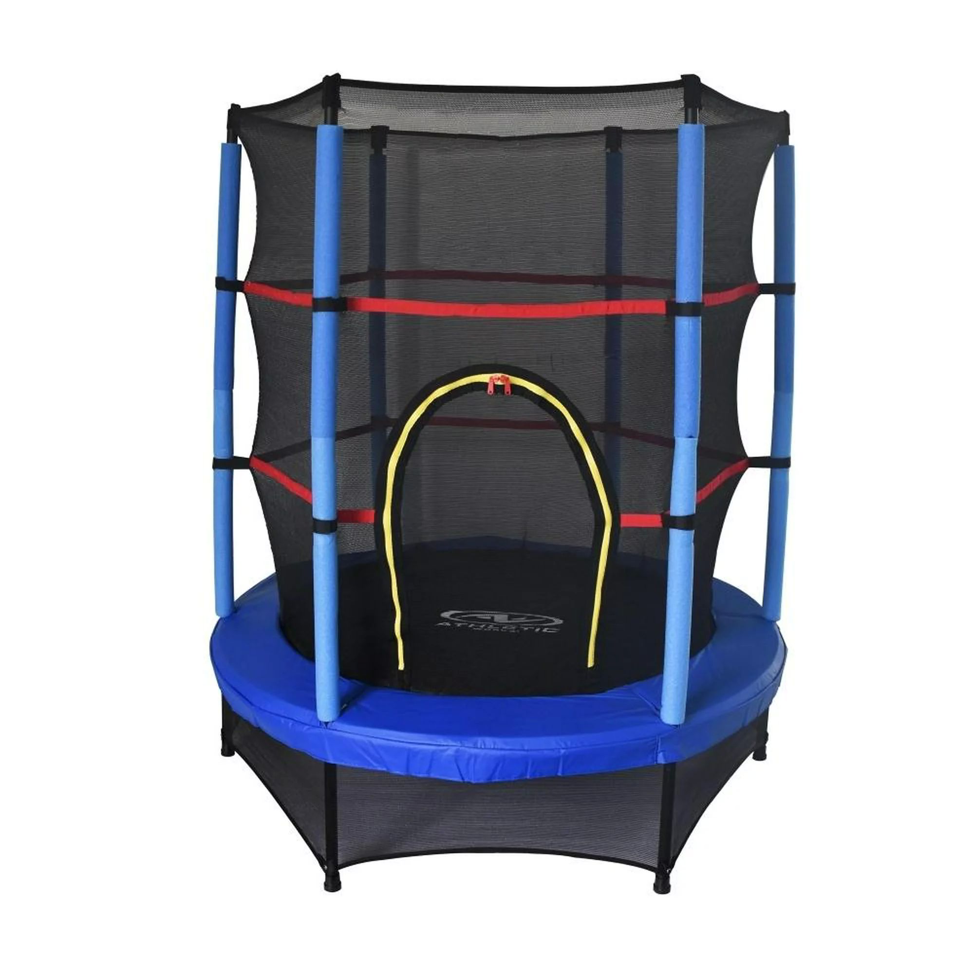 Mini Trampolín brincolin Athletic Works 4.5 Pies con Malla de Seguridad 1.4 mts