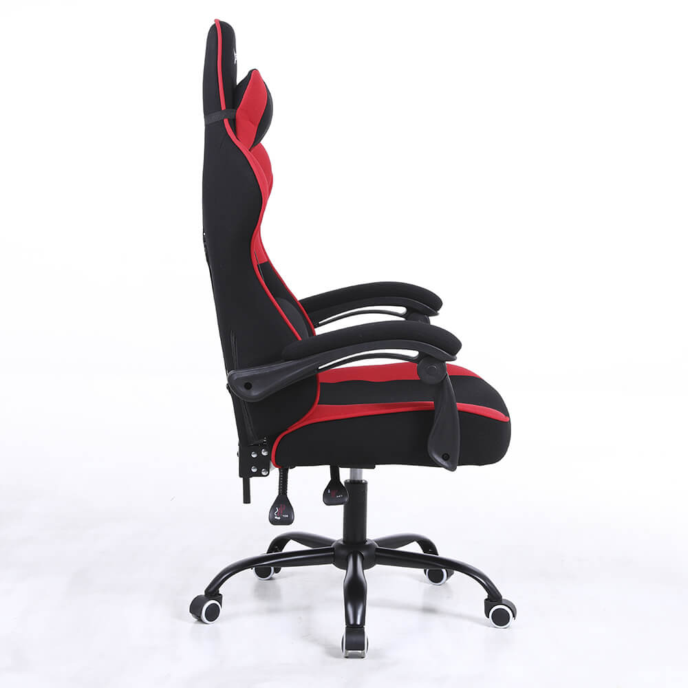 SILLA GAMER XZEAL NEGROJO ACERO, TEXTIL,ALTO DESEMPEÑO