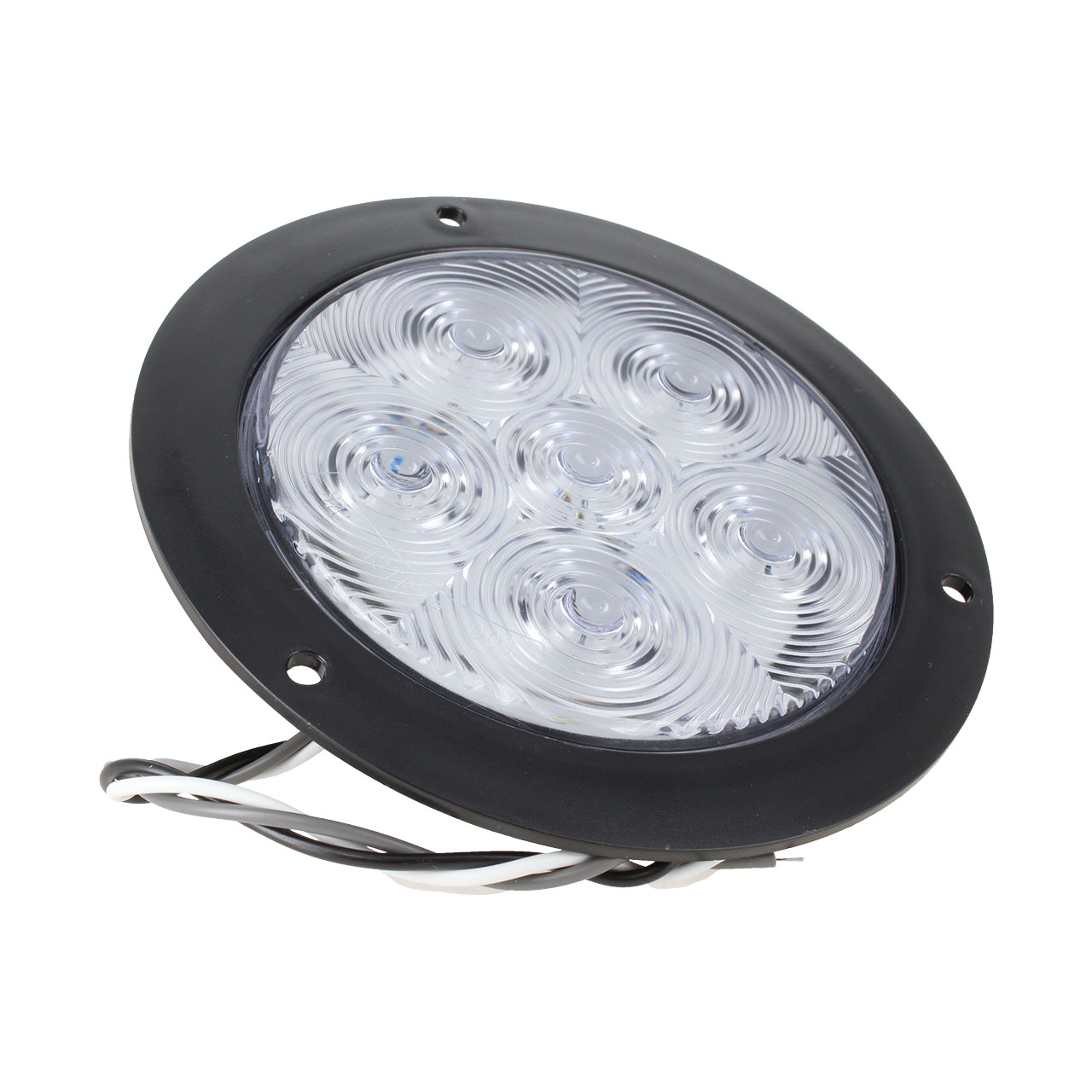 Plafon Redondo 12 Led Certificado Dot Y Sae Negro 12-24v