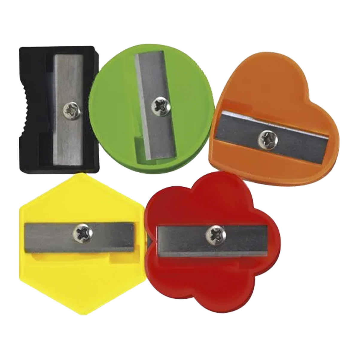 Sacapuntas Escolar De Colores 25 Pz 