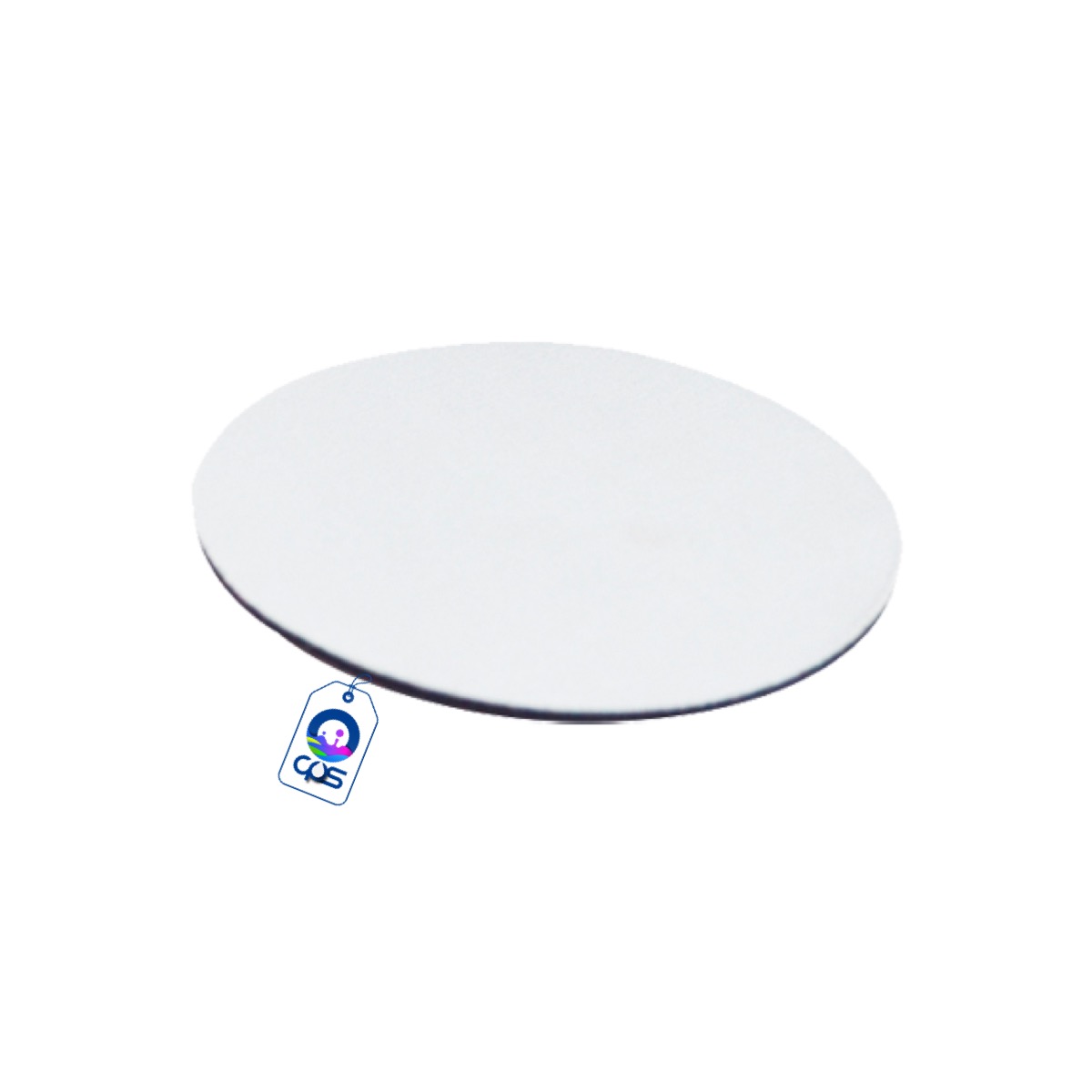Mousepad circular de neopreno para sublimar (25 piezas).