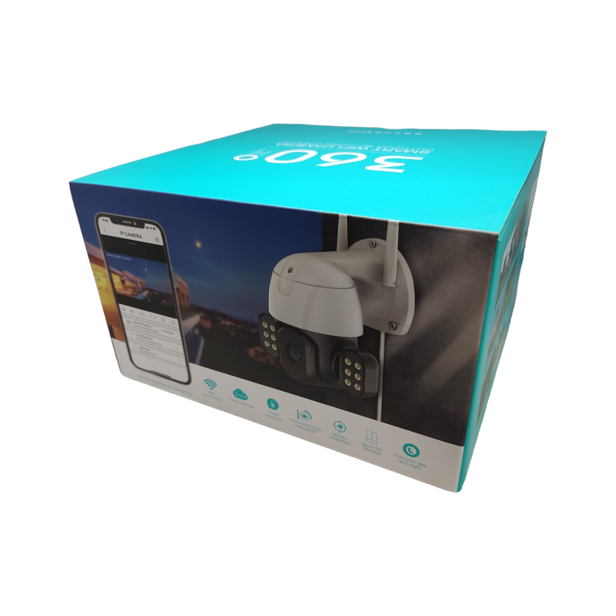 Cámara vigilancia IP 4 MP quad HD gran angular Chens P5