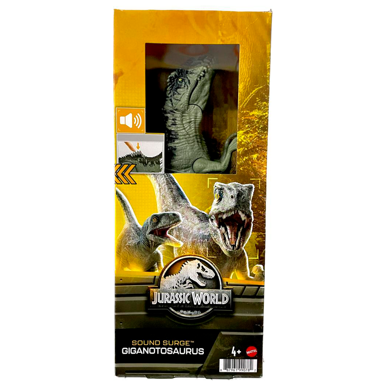 Dinosaurio Giganotosaurus Mattel Jurassic World Con Sonido