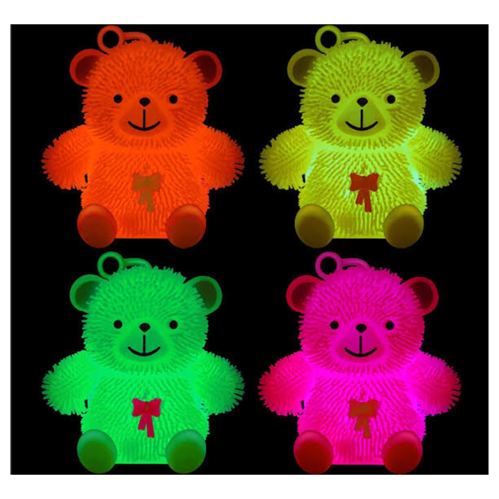 12 Oso Suave Juguete Con Luz Anti Estrés Piñata Fiesta