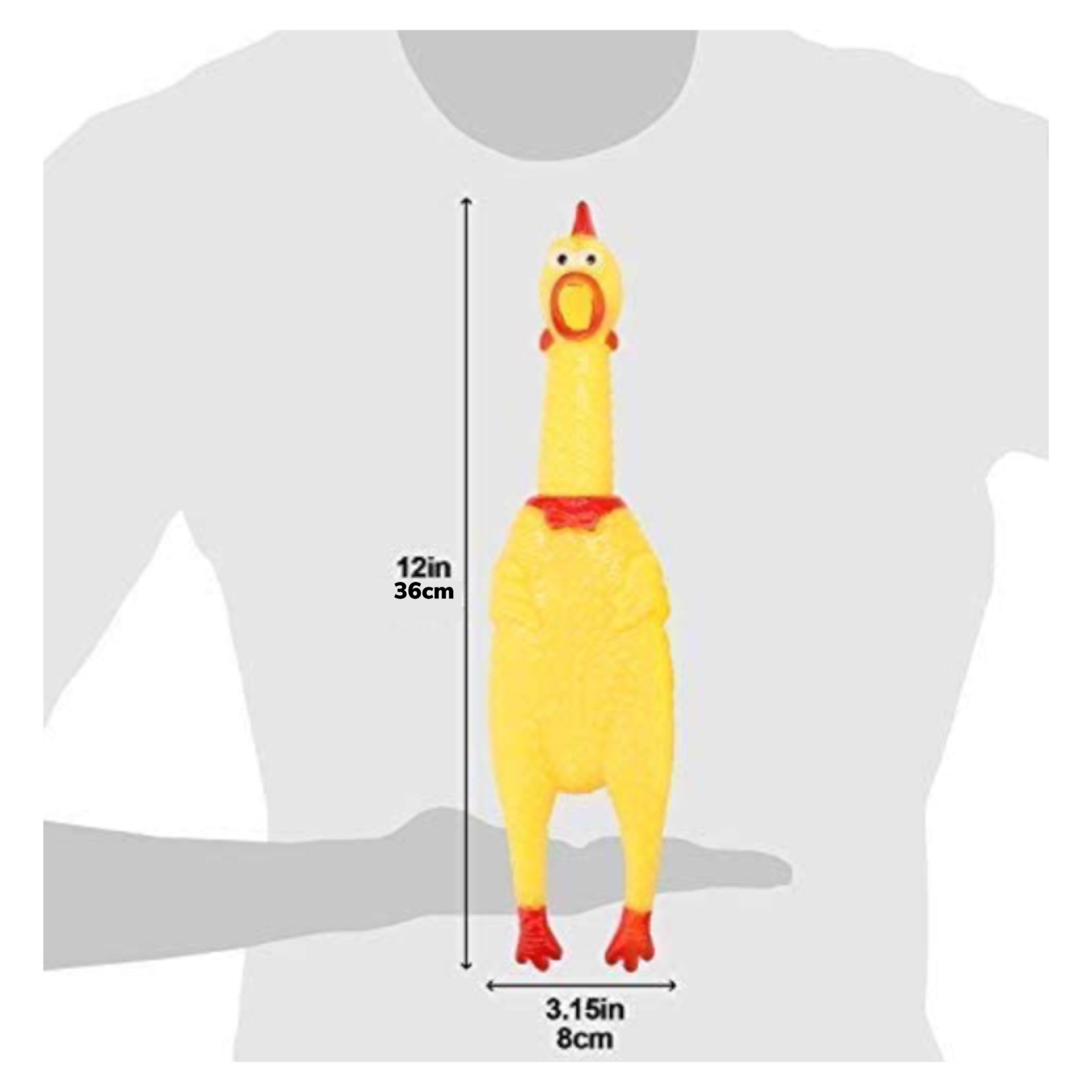 Pollo Chillon Grande Sonido Hule Apachurrable Broma