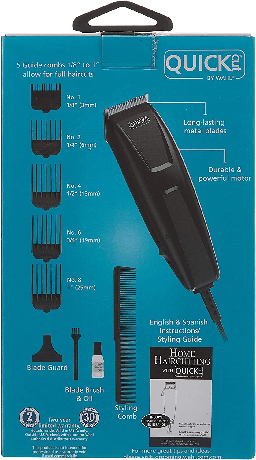 Kit de Rasurado Maquina Eléctrica para Rasurar Wahl Quick Cut Performer 9314-300 MX