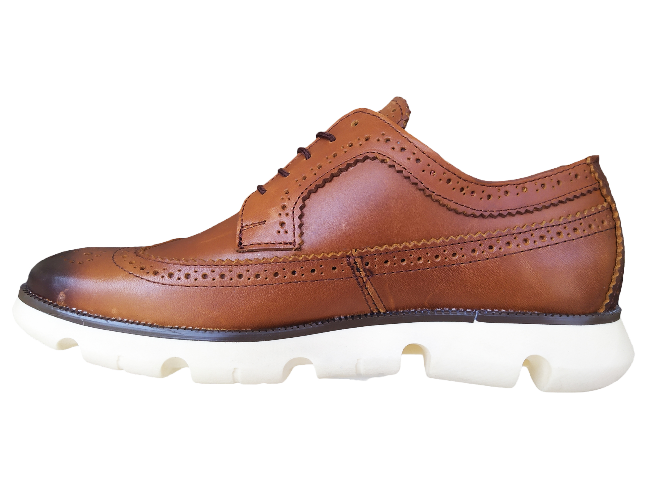 ZAPATO DERBY PARA HOMBRE FULL BROGUE  PEPE TAMAYO MOD:1380 PIEL 