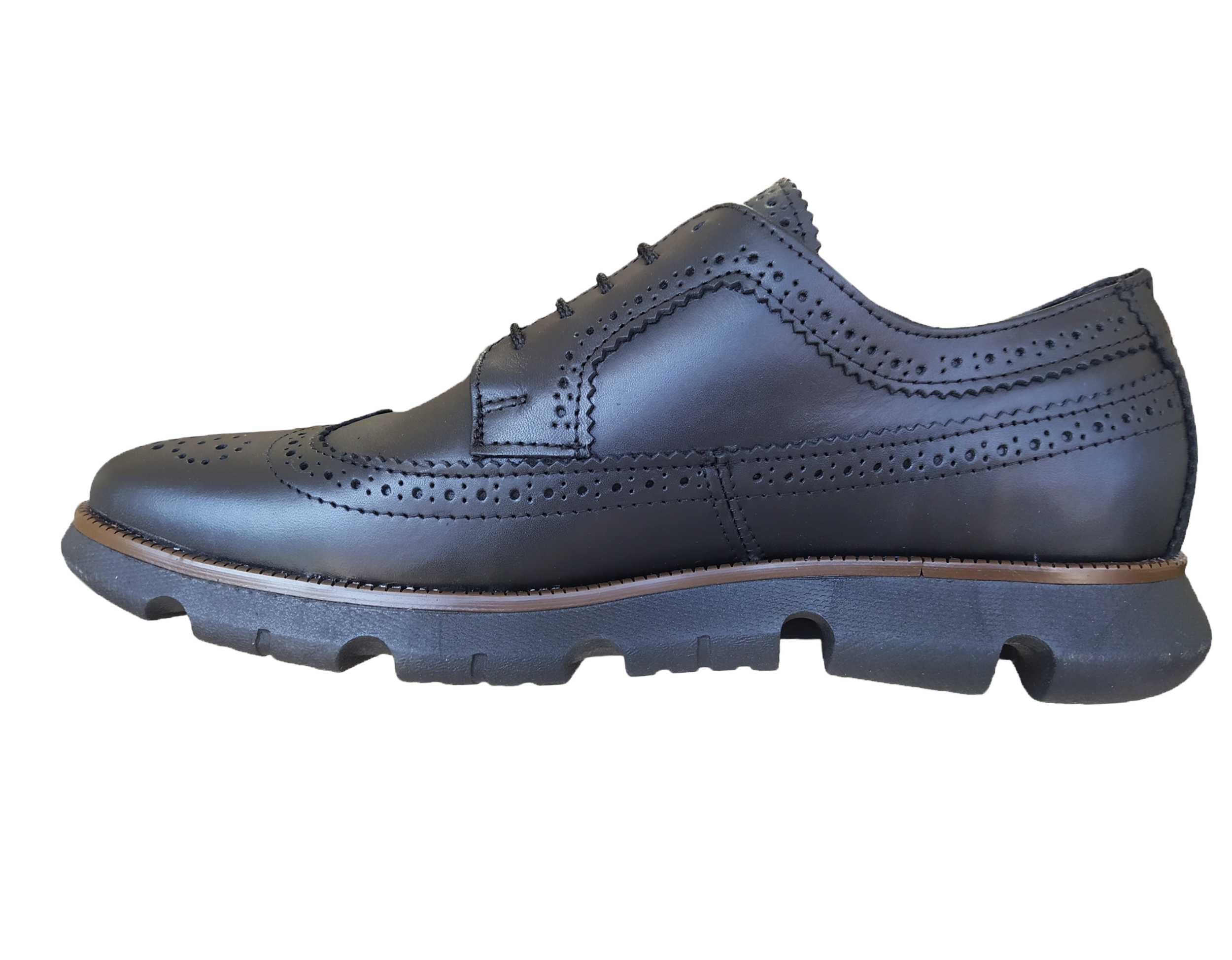 ZAPATO DERBY PARA HOMBRE FULL BROGUE  PEPE TAMAYO MOD:1380 PIEL 