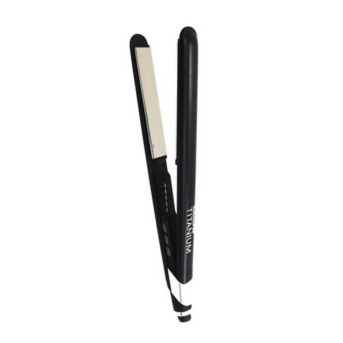 Alaciadora BabylissPro BT130TES Con Placa De Titanium - Negro