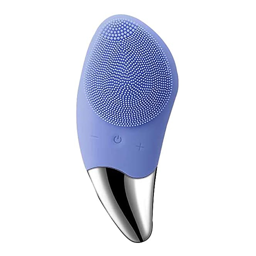 Cepillo Facial Sónico De Silicona Eléctrica Y Masajeador