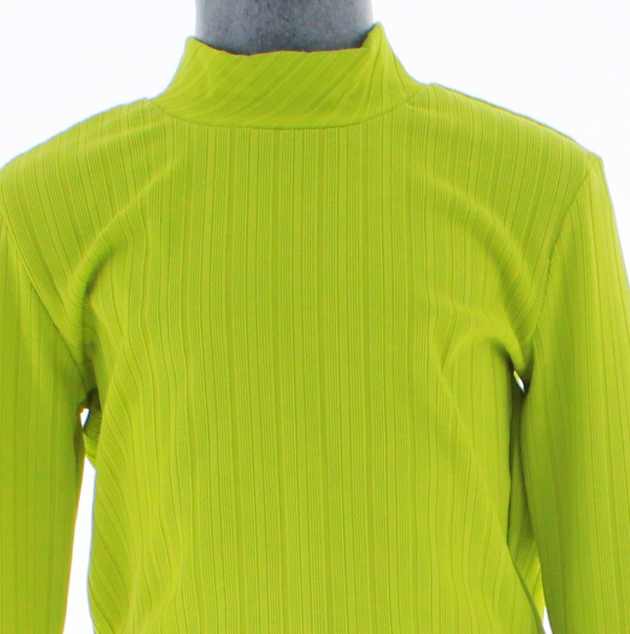 Blusa Niña Color Verde Lisa Cuello Alto 3517 2 A 16 Años