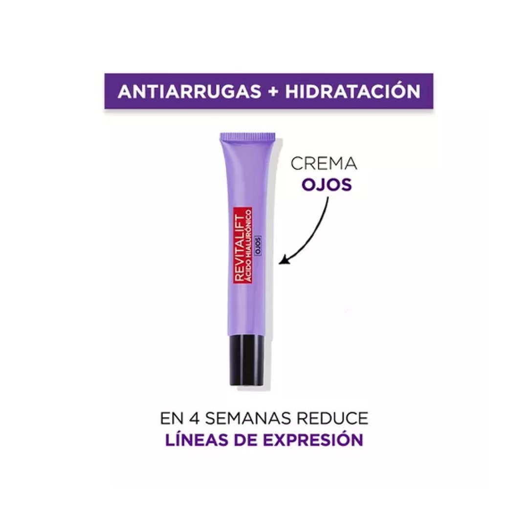 Pack L'oréal Paris De Rutina Ácido Hialurónico 6 Unidades tratamiento completo.