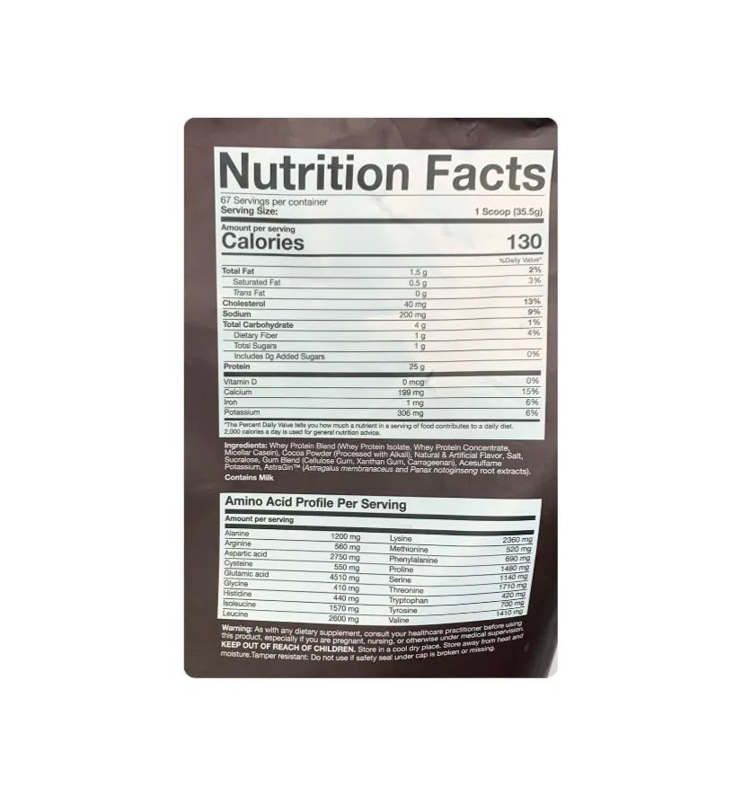 Spartan Whey  4.67 LB (67 serv) Sabor cookies and cream 