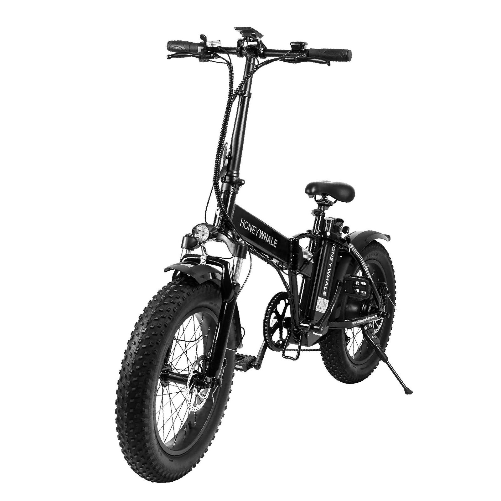 Bicicleta Eléctrica Plegable Honey Whale F6 PRO Negro.