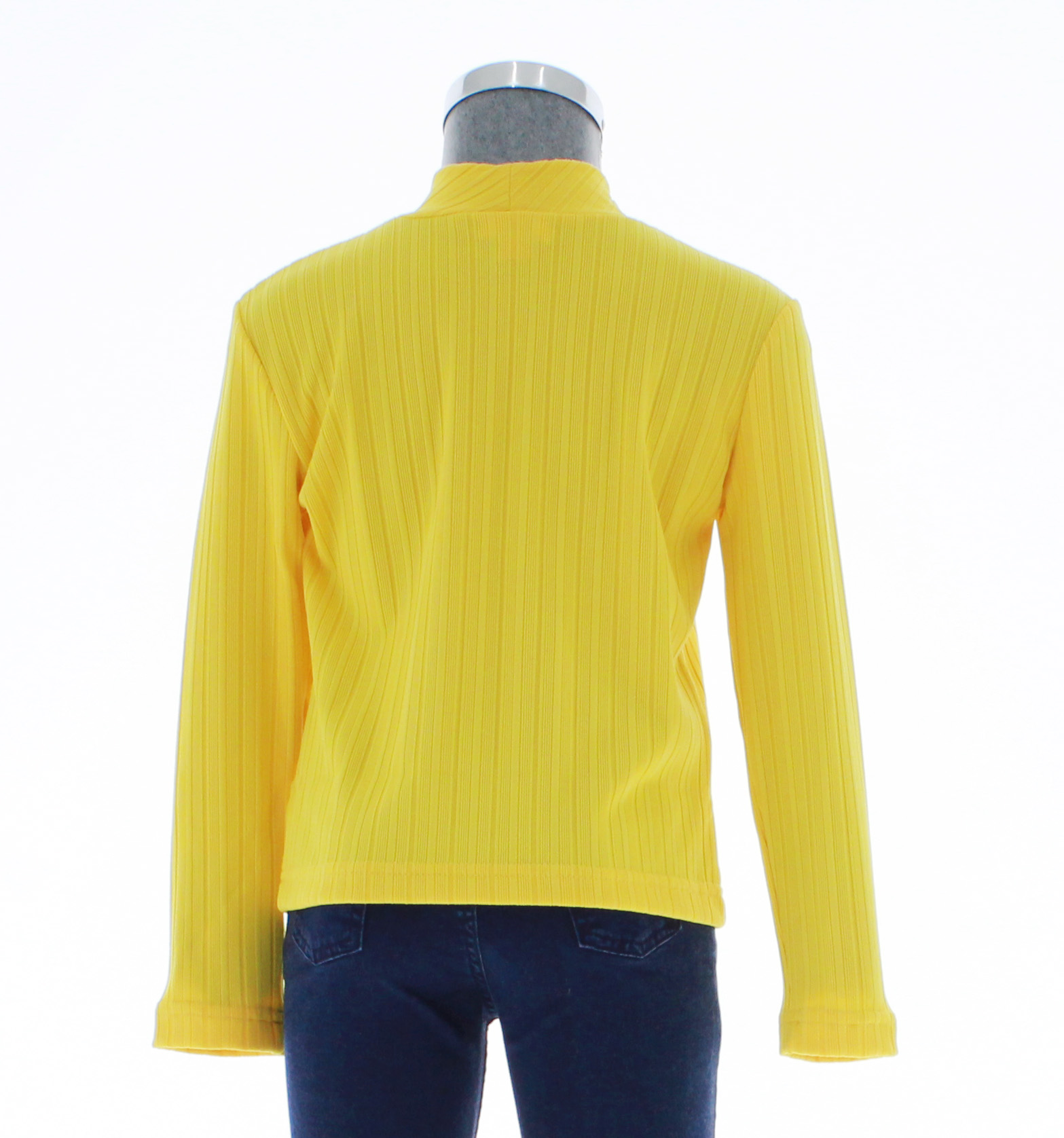 Blusa Niña Color Amarillo Lisa Cuello Alto 3522 2 A 16 Años.